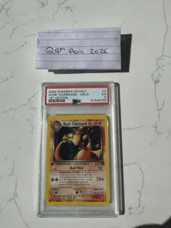 2000 Pokemon Rocket Dark Charizard Holo - 1st Edition EX PSA 5 - Image 1