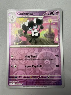 Pokemon TCG * SV Paldea Evolved * 91/193 Gothorita REVERSE HOLO Uncommon * NM - Image 1