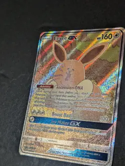 Eevee GX SM233 Full Art Holo Pokemon TCG Sun and Moon Black Star Promo Card NM - Image 2