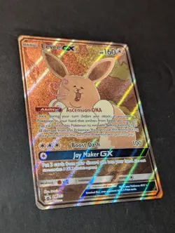Eevee GX SM233 Full Art Holo Pokemon TCG Sun and Moon Black Star Promo Card NM - Image 3