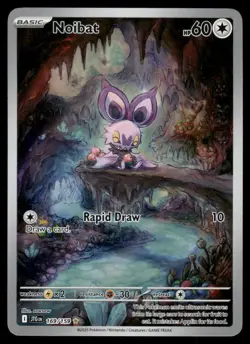 Pokemon Cards Noibat 169/159 Journey Together Illustration Rare NM *3 - Image 1