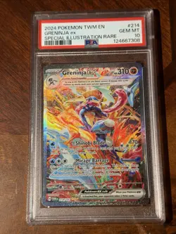 Pokemon Greninja ex 214/167 Special Illustration Rare Holo PSA 10 - Image 3