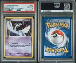 2005 Pokemon EX Unseen Forces Lugia Holo-Cosmos #29 PSA 8 NM-MT - Image 3