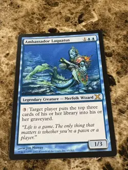 AMBASSADOR LAQUATUS Magic the Gathering MTG 10th Edition - Image 1