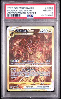 NEW CERT - Giratina Vstar GG69/GG70 | Crown Zenith | PSA 10 - Image 1