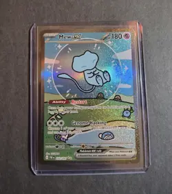 Pokemon Mew EX Full Art Holo SV: Paldean Fates 232/091 Special Illustration Rare - Image 1