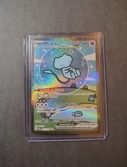 Pokemon Mew EX Full Art Holo SV: Paldean Fates 232/091 Special Illustration Rare - Image 4