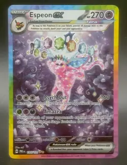 Espeon ex 155/131 Sv: Prismatic Evolutions Holo Pokemon TCG - Image 1
