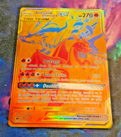 Pokemon TCG: Reshiram & Charizard GX SM247 NM Holo Promo Sun & Moon - Image 1