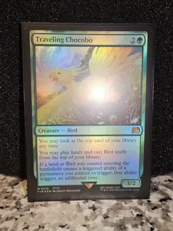 Final Fantasy MTG - Traveling Chocobo Mythic Foil (Near Mint) - Image 3