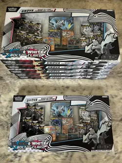 Pokemon TCG Black Bolt &White Flare Unova Heavy Hitters Premium Collection x6 ✅ - Image 2