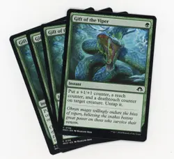 MTG -4x Gift of the Viper Common 156 Modern Horizons 3 NM - Image 1
