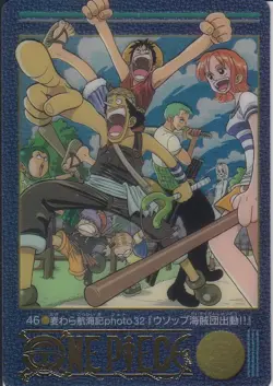 No.46 Gold Rare One Piece Visual Adventure Carddass Bandai Japanese - Image 1