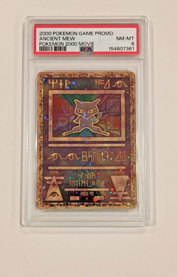 Pokemon Ancient Mew TCG Card 2000 Movie Promo PSA 8 - Image 1
