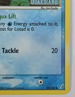 Pokemon Card - Lotad Crystal Guardians 55/100 Common Reverse Holo Stamped - Image 5