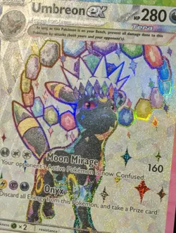 Pokemon Umbreon ex Promo Card #176 Full Art TCG - Image 3
