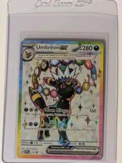 Pokemon Umbreon ex Promo Card #176 Full Art TCG - Image 4