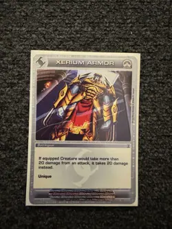 Xerium Armour Chaotic TCG Ultra Rare Alliance Card NM Near Mint - Image 1