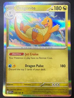 Dragonite 149/165 Rare Holo S&V 151 Pokemon TCG Card - NM - Image 1