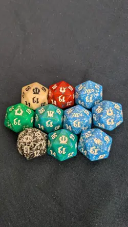 Magic The Gathering Legions Spindown Life Counter Dice Plus Various others - Image 3