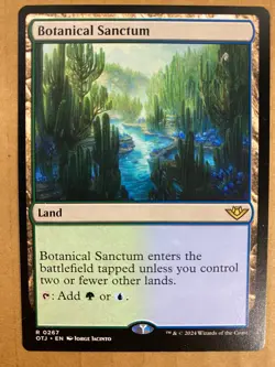 MTG 1x Botanical Sanctum # 267 Outlaws of Thunder Junction Magic Gathering x1 NM - Image 1