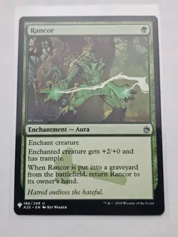 Mtg - Rancor - The List Reprints (LIST) - Uncommon - #186 - NM - Image 1