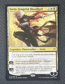 Sorin, Vengeful Bloodlord 217/264 War of the Spark - Magic The Gathering TCG NM - Image 1