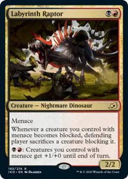 x1 Labyrinth Raptor - Foil R MTG Ikoria: Lair of Behemoths M/NM, English - Image 1