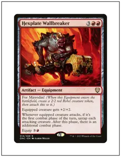 1x Hexplate Wallbreaker, Magic the Gathering, MTG NM - Image 1