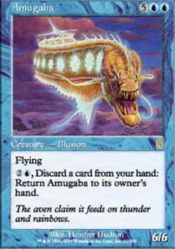 MTG Amugaba - Foil, Odyssey, Moderately Played, English - Image 1