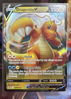 Dragonite V SWSH154 Holo Promo Sword & Shield Promo Pokemon Near Mint - Image 1