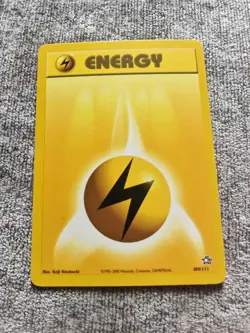 Lightning Energy - #109/111 - Neo Genesis - Common - Pokemon Card - LP Condition - Image 1