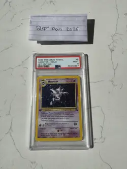 1999 Pokemon Fossil Haunter - Holo 1st Edition- MINT 9 - Image 1