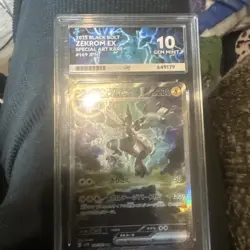 Ace 10 Gem Mint Zekrom EX 169/086 SAR SV11B Black Bolt Japanese Pokemon TCG - Image 2