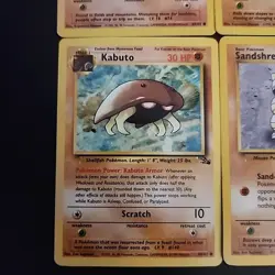 Pokemon TCG - 6 Card Fossil Set Lot Vintage 1999 WOTC Geodude Golem Sandshrew + - Image 5