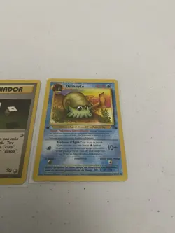 Pokemon Fossil #60/62 Gambler Apostador 1st Edition Portuguese + Omanyte 52/62 - Image 3