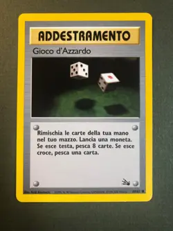 Pokemon [ITALIAN] Gambler 60/62 Fossil Set 2000 NM - Image 1