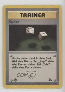 Gambler German 1st Ed. Pokemon Fossil #60 1999 - Image 1