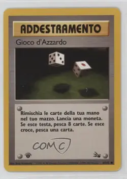Gambler Italian 1st Ed. Pokemon Fossil #60 1999 - Image 1