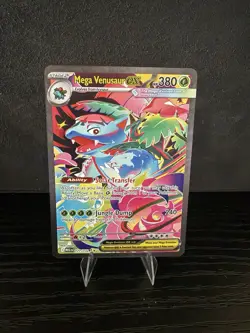 Pokemon Mega Venusaur EX 177/132 Me01: Mega Evolution Rare Full Art Holo - Image 1