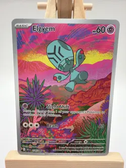Elgyem - 120/086 - Pokemon Black Bolt Illustration Rare NM - Image 1