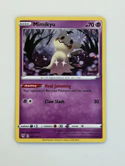 Mimikyu 2020 - 081/189 - Cosmo Holo/Rare HP70 Near Mint Pokemon TCG - Image 1