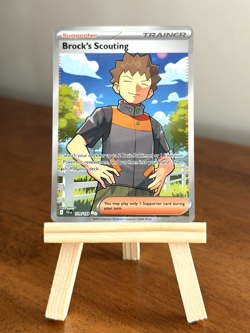 Pokemon Brock's Scouting 179/159 Sv09: Journey Together Ultra Rare Holo - Image 1