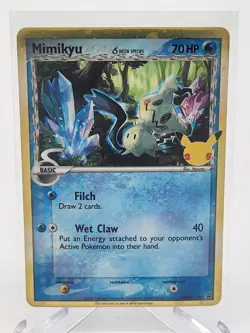 Mimikyu SWSH136 Pokemon Celebrations 25th Anniversary Black Star Promo NM - Image 1