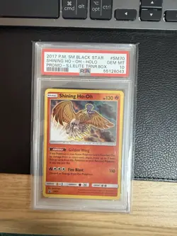 Pokemon - Shining Ho-Oh - SM70 - Shining Legends - ETB Promo - PSA 10 - Image 1