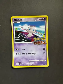 Mew 10/16 Pokemon Rumble Promo Regular 2009 Pokemon TCG - Image 1
