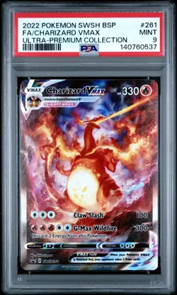 Pokemon Charizard VMAX SWSH261 Black Star Promo Ultra Rare Graded PSA 9 - Image 1