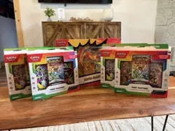 Pokemon First Partner Illustration Collection & Mega Emboar Ex Box Sealed - Image 1