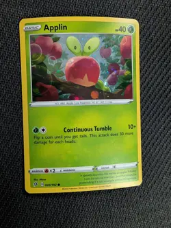 Applin - 020/192 (Cosmos Holo) Swirl Holo Blister Exclusives - Image 1