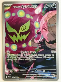 Pokemon Cynthia's Spiritomb 244/217 ASC Rare Basic 70 HP 2026 - Image 1